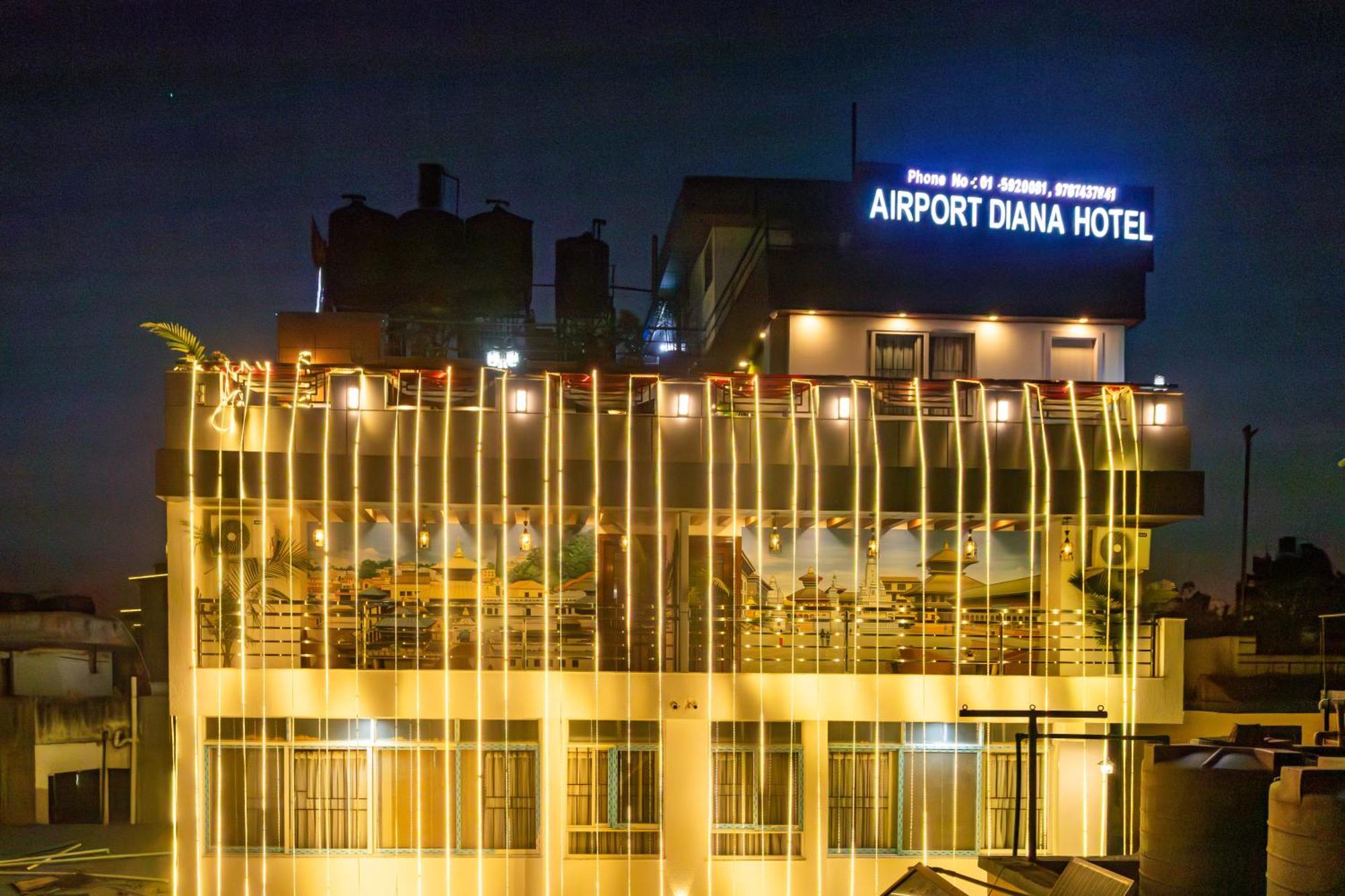 Airport Diana Hotel Kathmandu Exterior foto